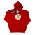 DC Comics Heren Flash Distressed Logo Hoodie (Rood)