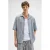 Butcher of Blue regular fit gestreept overhemd – alaska blauw