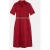 TRENDYOLMİLLA Dames Bordeaux Effen Midi Kort Avond / Dagelijks Blousejurk Jurken