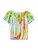 Next Shirt  blauw / geel / oranje / lichtroze / wit
