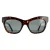 Balenciaga Cat Eye Dames Dark Havana en Gold Green Grijs BB0132S