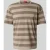 HUGO T-shirt met geribde ronde hals, model ‘Dockoe’