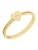 Glanzstücke München Ring  goud / transparant