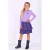 B.Nosy midi jurk met print – paars/lila