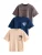 Next Shirt  crème / navy / bruin / zwart