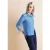 Street One Dames Viscose shirtblouse in Blauw