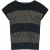 Eigentijdse Contrast Jersey & Popeline Top