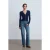 Hoog-Waisted Wijde Jeans van Katoen
