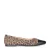 PS Poelman suède ballerina’s beige/zwart