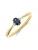 Lucardi Ring  navy / goud / transparant