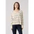 Levi’s Petal Vneck Sweater Olympic Stripe White