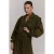 Refined Department trenchcoat met plooien – donkergroen