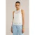 WE Fashion mouwloze top wit crochet