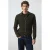 Mango Man gebreid vest met wol – kaki