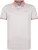State Of Art Polo Print Grijs Rood