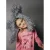 NAME IT KIDS rechtvallende sweater met print – roze