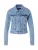 Noisy may Tussenjas ‘NMDEBRA’  blauw denim
