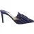 Altuzarra 75 mm Pinstripe Hakken in Marineblauw Leer