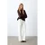 MANGO TEEN straight leg jeans wit