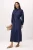 Trendyol Modest Dames Donkerblauw Effen Maxi Lang Skater Modest Jurken