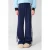 Shoeby high waist gestreepte joggingbroek – donkerblauw