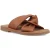 Hush Puppies Amy Brede Pasvorm Leren Dames Tan Standaard Sandalen