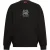 Hugo Heren Sweatshirt met geribde kraag (Zwart)