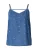 ONLY Top ‘ONLNOVA AZURE’  blauw denim / wit