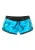 BENCH Zwemshorts  turquoise / zwart