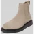 Calvin Klein Jeans Chelsea boots van een mix van leer en textiel met elastische inzetten