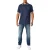 Slazenger Herenpoloshirt met contrasterende punten (Marine)