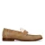 Manfield suède loafers cognac/wit
