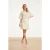 Smashed Lemon Pailletten mini rok met structuur en aansluitende pasvorm |