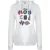 Love Moschino Jumble Logo Witte Hoodie