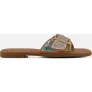 Ann Rocks Ann Rocks slippers bruin combi