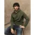 Mos Mosh 510110 538 mosmosh gallery mmgabel hood sweat dk army green