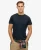 Superdry Mannen Raw Edge Slub T-shirt Blauw