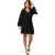 Brave Soul Dames/Dames A-lijn Mini Jurk (Zwart)