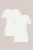 WE Fashion – Dames T-shirt van katoenmix, 2-pack – Wit – Katoen –
