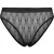 PINKO Senza Parole 3 Slip Pizzo Indemagliato Jacquard C/logo Black