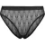 PINKO Senza Parole 3 Slip Pizzo Indemagliato Jacquard C/logo Black