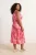 Trendyol Curve Dames Roze Colorblock Maxi Mouwloos Feest A-lijn Grote maten Jurk