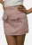 Roze Strikdetail Micro Minirok