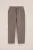 WE Fashion – Jongens loose fit joggingbroek met embroidery – Tapered – Taupe – Katoen –