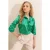 Satin Lange Mouwen Knopshirt