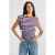America Today gestreepte top – rood