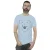 Disney Heren Winnie De Poeh Winnie De Poeh Gezicht T-Shirt (Babyblauw)