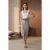 Hoge Taille Midi Pijpenrok met Split