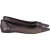 Michael Kors Puntige Ballet Flats in Zwart Leer