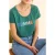 ICode Green Short-sleeved T-shirt, Coloured Slogan Green